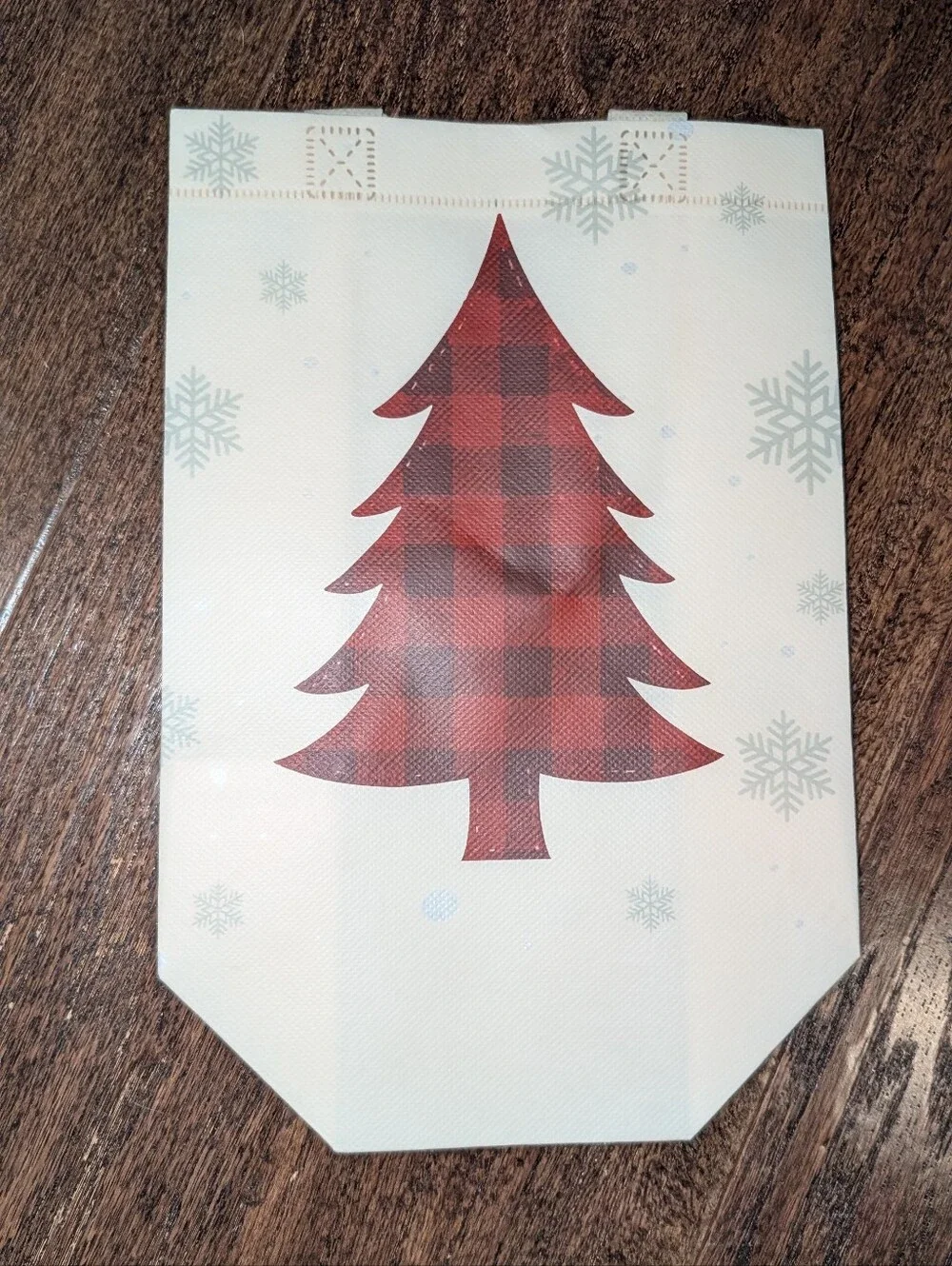 Bundle of Reusable Bags with Christmas Print